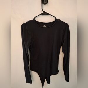 Women's Black Long Sleeve Top